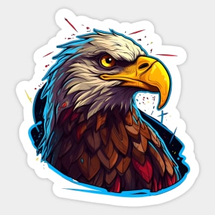 4th of July Holiday Patriotic Merica Eagle Sticker